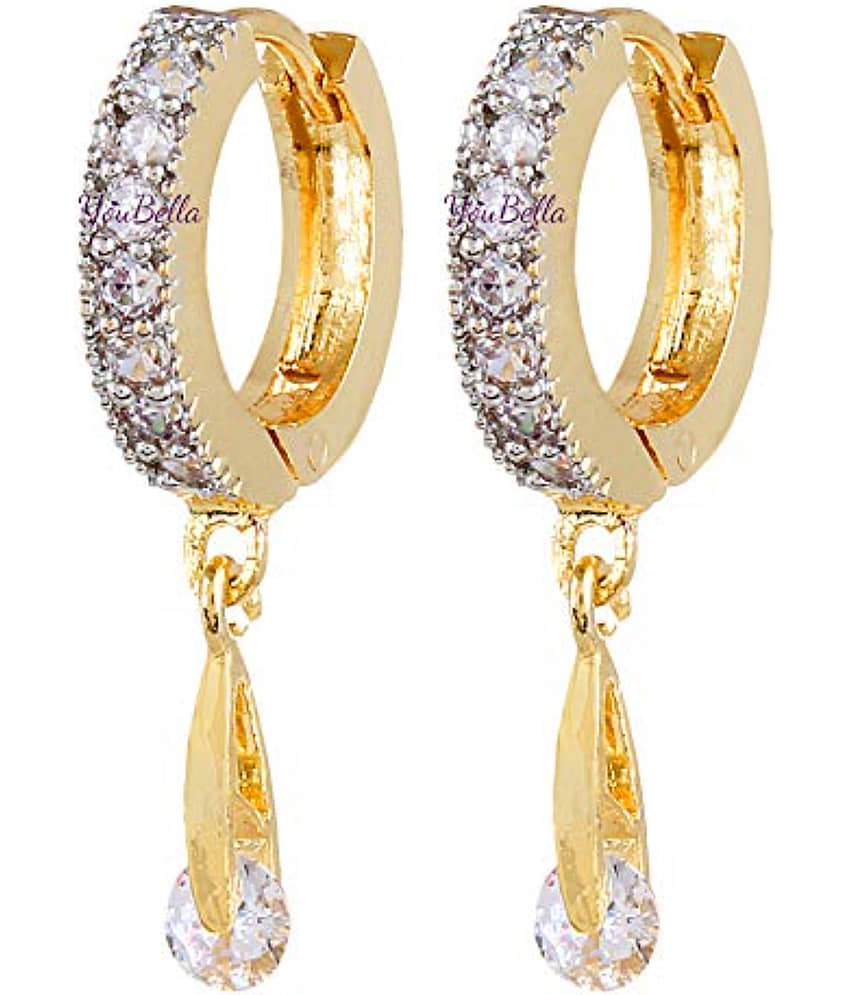 YOUBELLA Gold Danglers Earrings ( Pack of 1 ) view 2