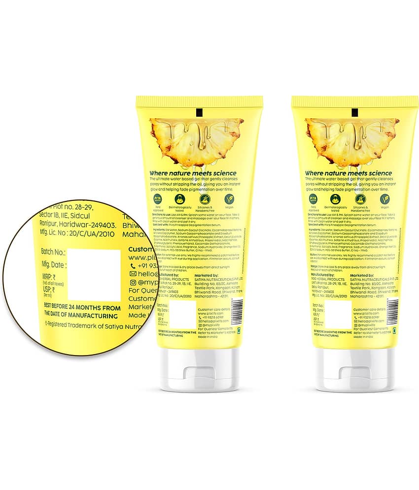 Plix - Refreshing Face Wash For All Skin Type ( Pack of 2 ) view 2