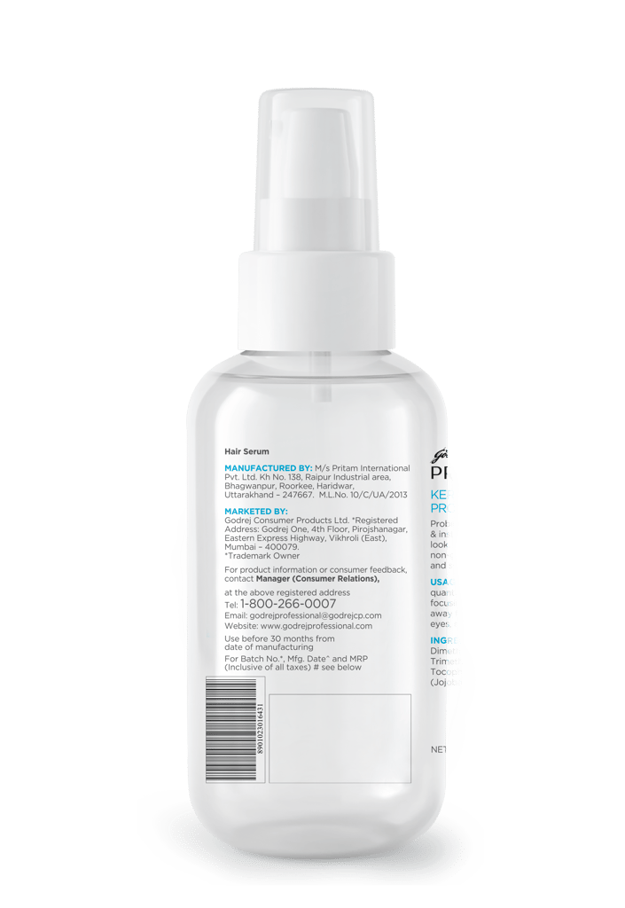 Godrej Professional - Probio Keratin Revive Shine Serum - 100 ml view 2