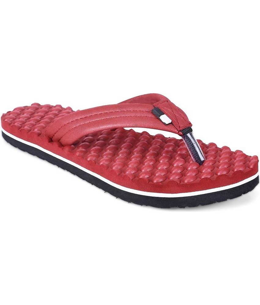 DOCTOR EXTRA SOFT - Brown Women's Massage Flip Flop view 2