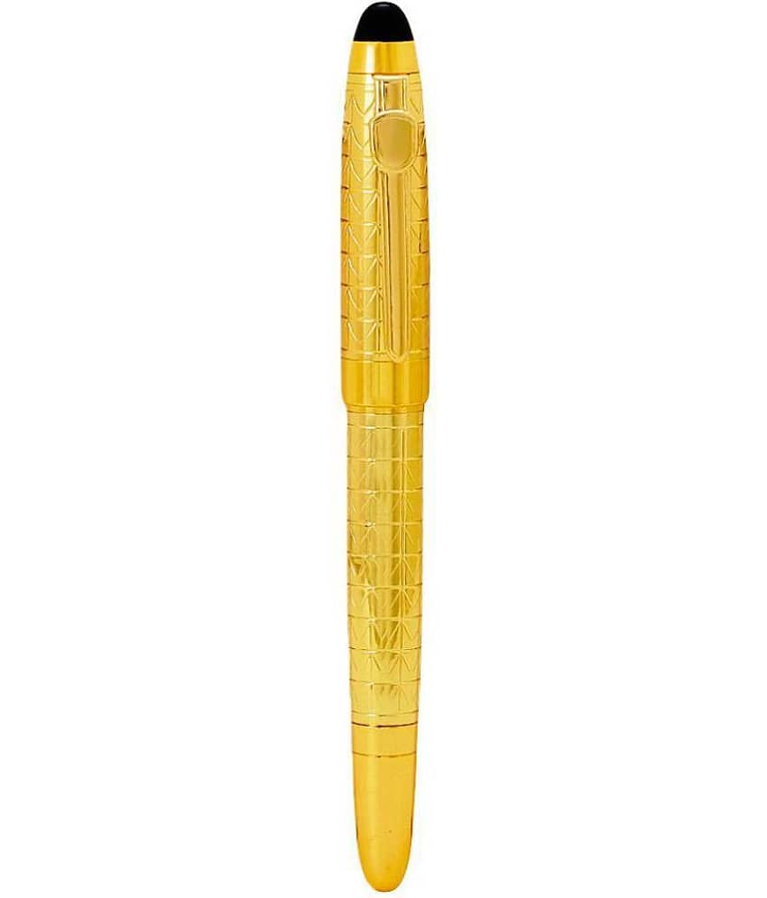Hayman Jinhao 18 kt Gold Plated Fountain Pen with Box (P-30) view 2