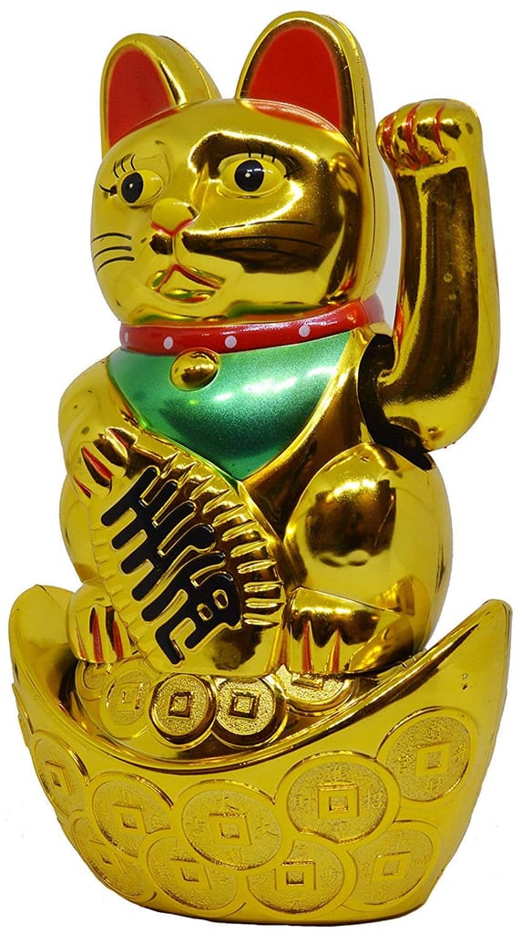 Nawani Vastu Feng Shui Welcome Cat. Size 10/7 cm view 2