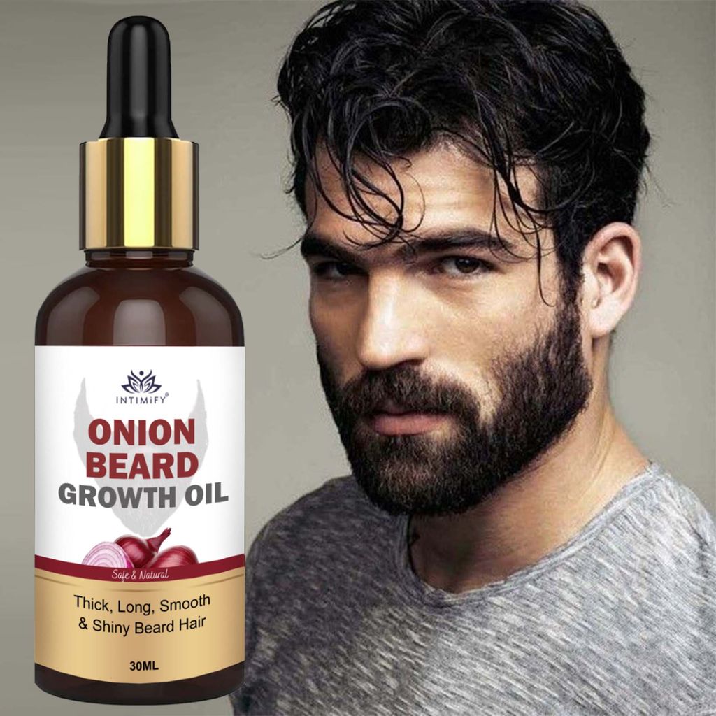 Intimify Onion Beard Growth Oil, beard growth, beard oil, beard growth oil, moustache growth oil, 30 ml view 2