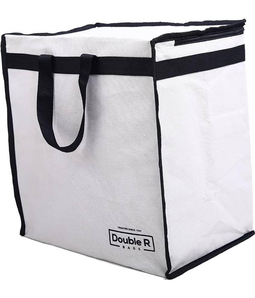 Double R - White Canvas Storage Bag & Trunk view 2