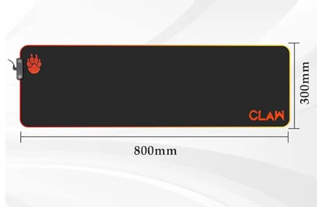 CLAW Slide Wired Gaming RGB Mousepad (XXL) view 2