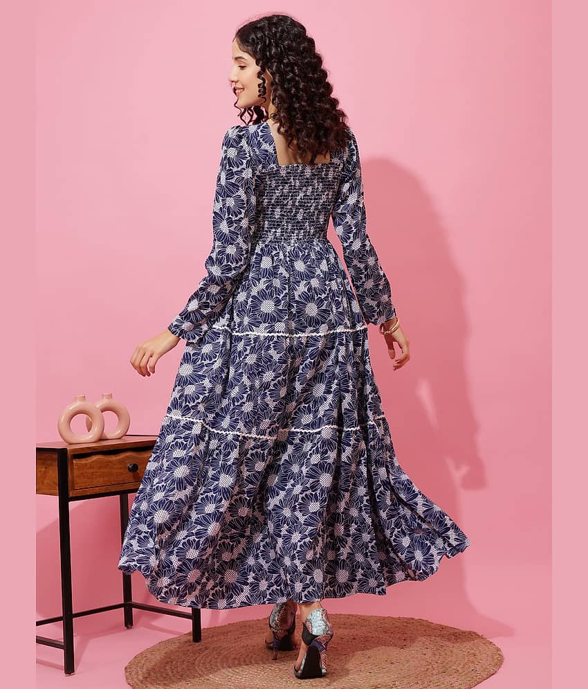 Sheetal associates Women Crepe Printed Fit & Flare Dress ( Pink ) view 2
