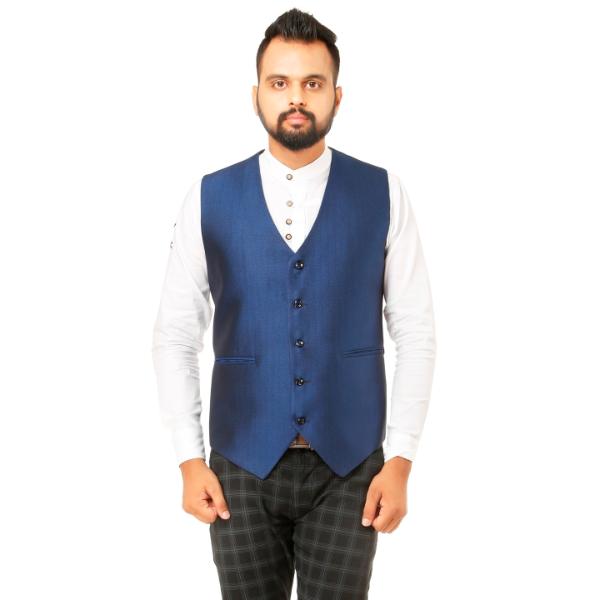Men's Terry Reyon Waist Coat Blue