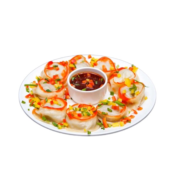 Steam Chicken Momo - 8 Pcs