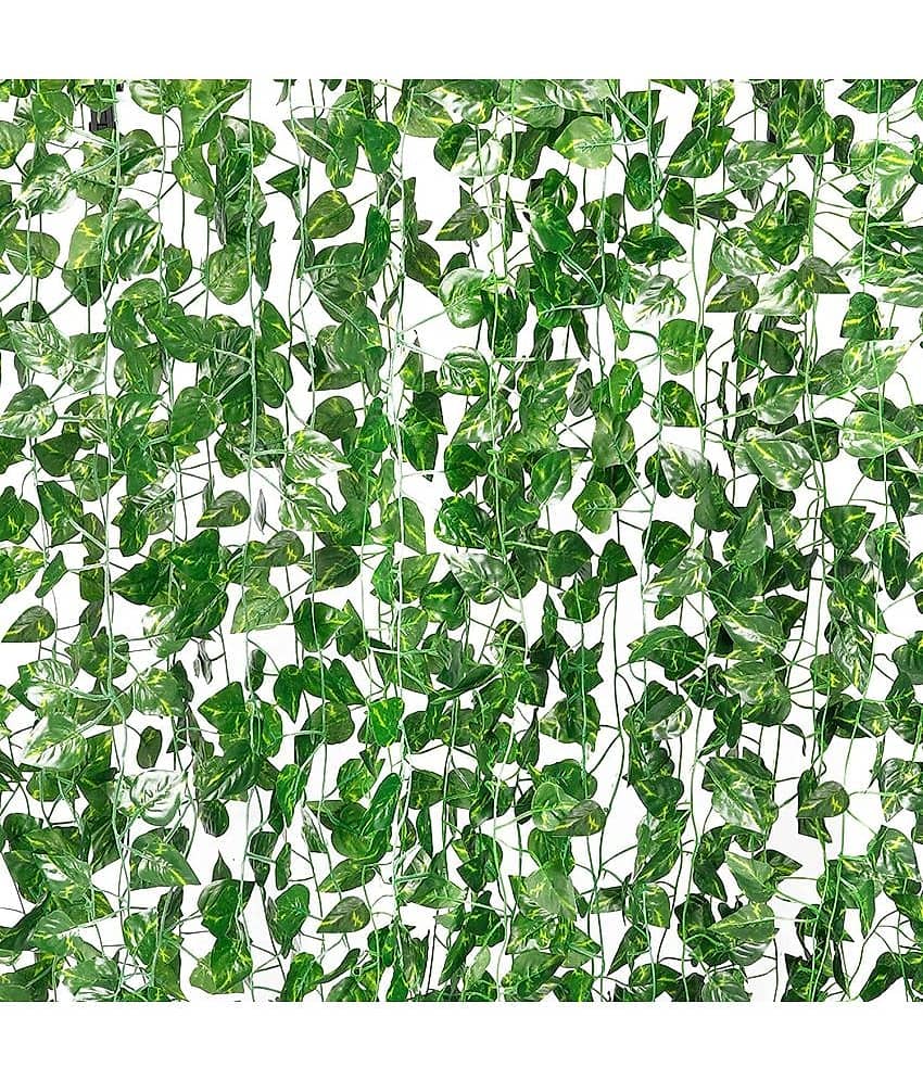 TORNORY - Green Creeper Vine Artificial Flower ( Pack of 3 ) view 2