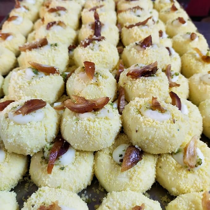 BANGLARMISTI Babumosai Sandesh - Bengali Sweets, Soft and Delicious Sandesh, 8pcs Pack view 2