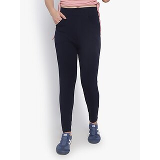 SHE PURE LUXURY WEAR Dark Blue Jegging (Solid) view 2