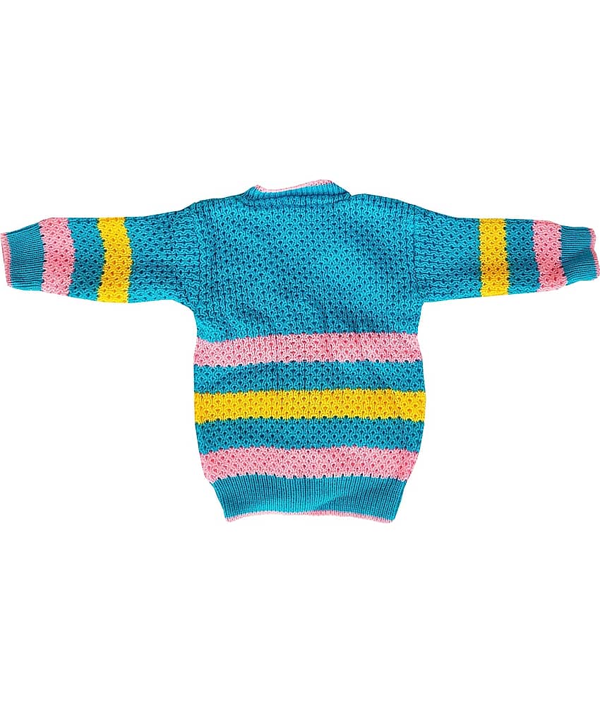 LITTLE PANDA Single Unisex for Baby Woollen Cardigans ( Yellow ) view 2
