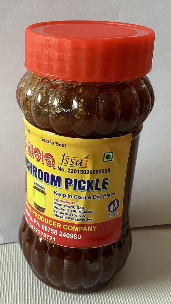 Dhingiri Chhatu Achar (Mushroom Pickle) view 2