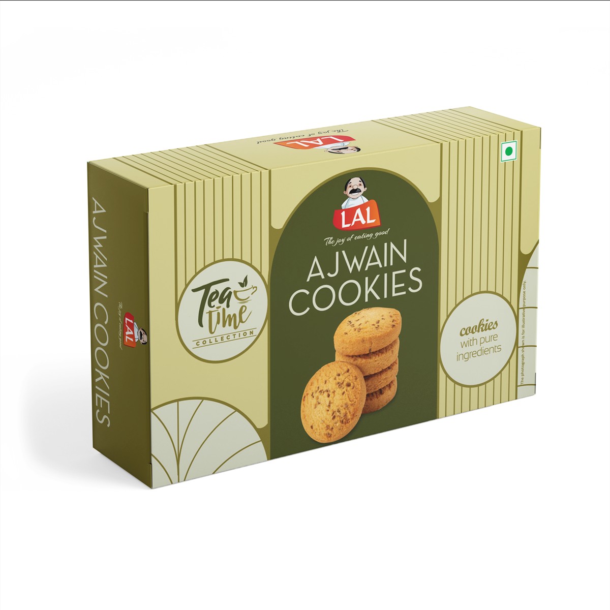 Lal Sweets Ajwain cookies - 400gm view 2