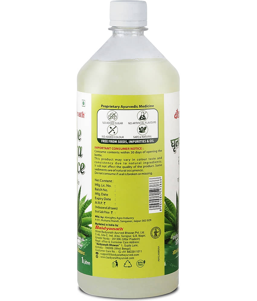 Baidyanath Aloe Vera Juice with Pulp - 1 Ltr view 2