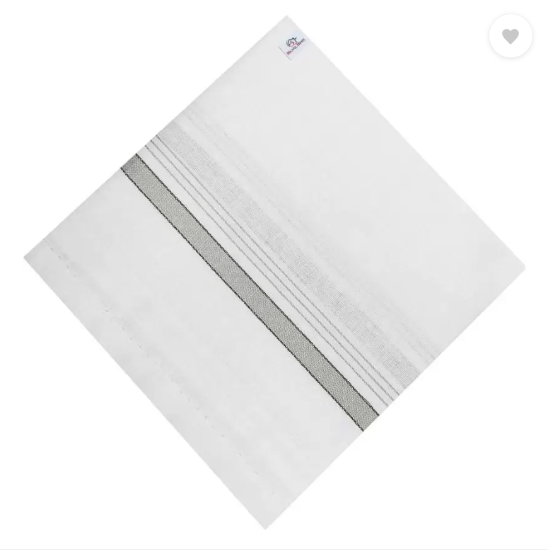 Handkerchiefs Hanky For Men - Pack of 3 ["White"] Handkerchief (Pack of 3)