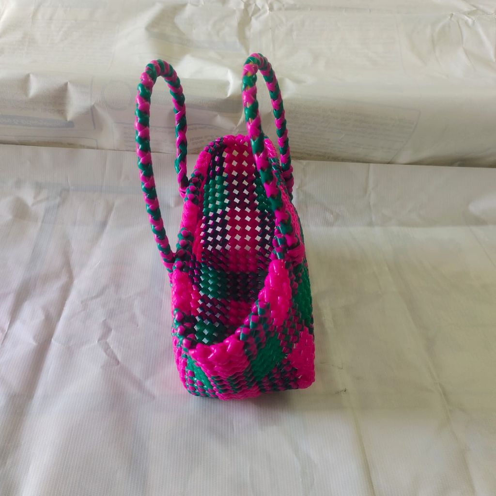 Handwoven Market Tote view 2