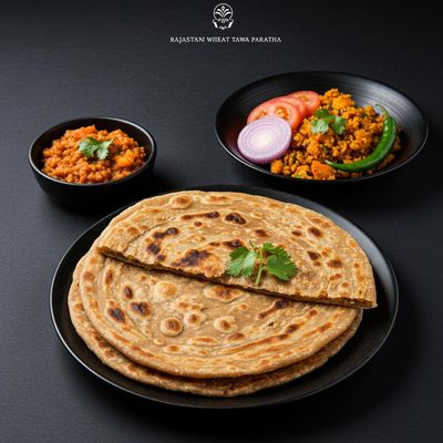 Rajasthani Wheat Tawa Paratha