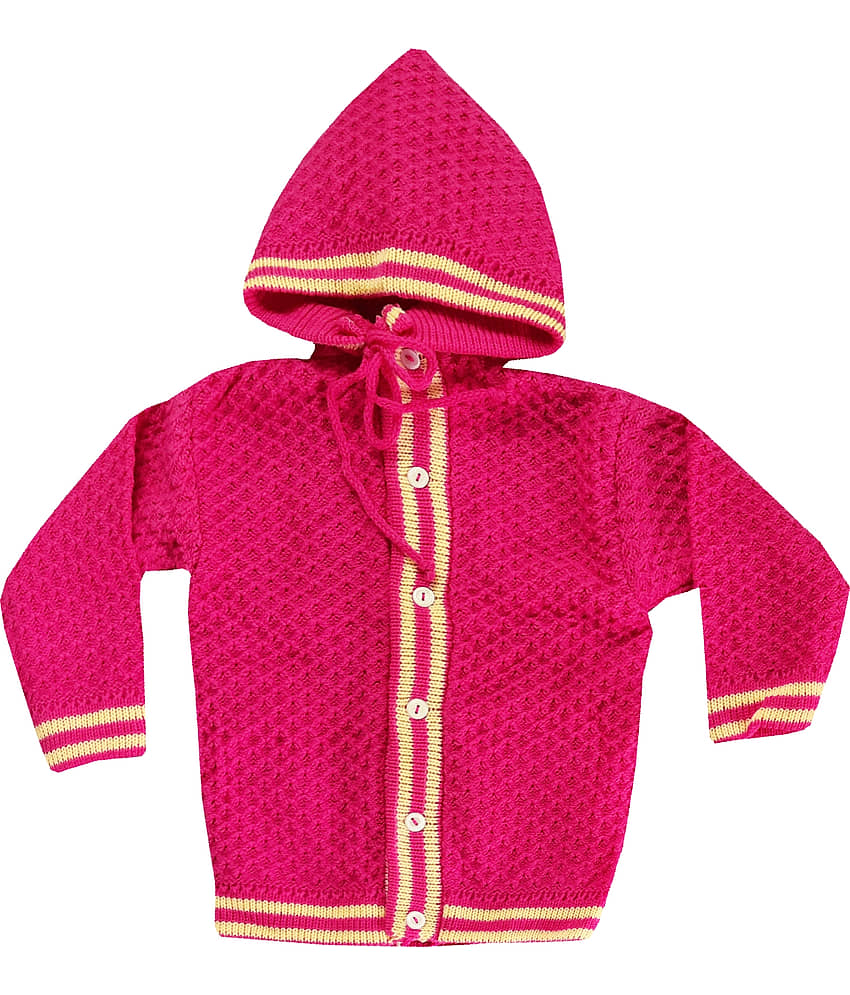 LITTLE PANDA Single Unisex for Baby Woollen Pullover ( Peach ) view 2