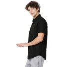 Mufti Black Dobby Slim Fit Casual Shirt view 2