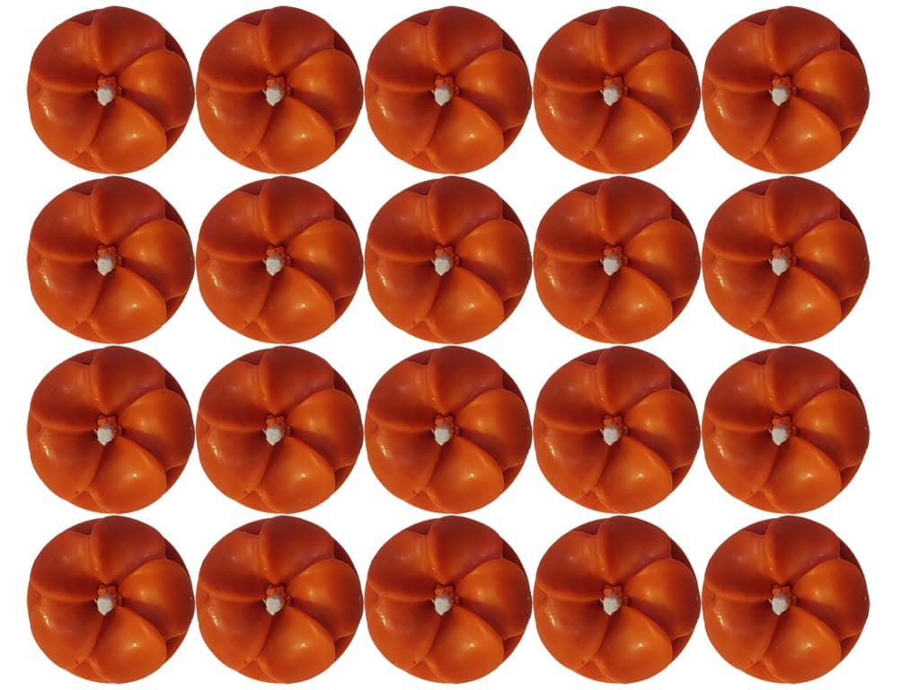 SS Enterprises Floating Candles for Water Bowl | SOYA Wax Candles Home Decor | Smoke Free Floating Candles for Wedding & Home Decorations | Burning Time 3 Hrs Pack of 20 Unscented Candles (Red) view 2