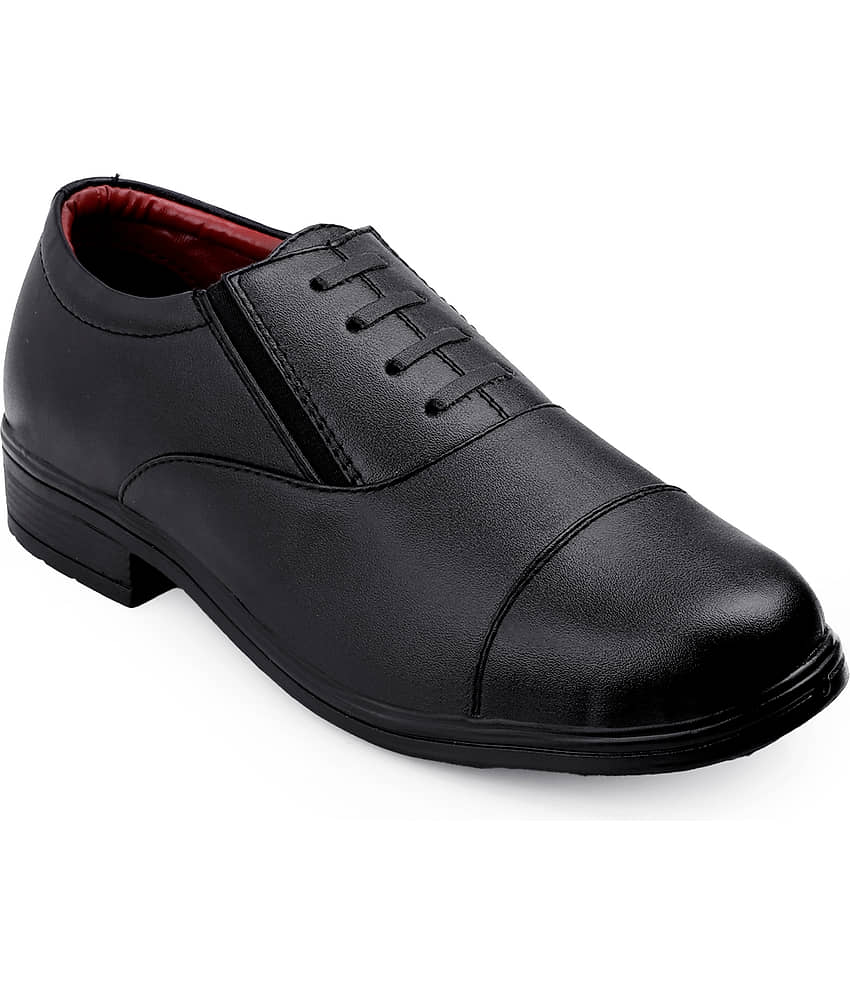 Cozy Wear Black Men's Derby Formal Shoes view 2
