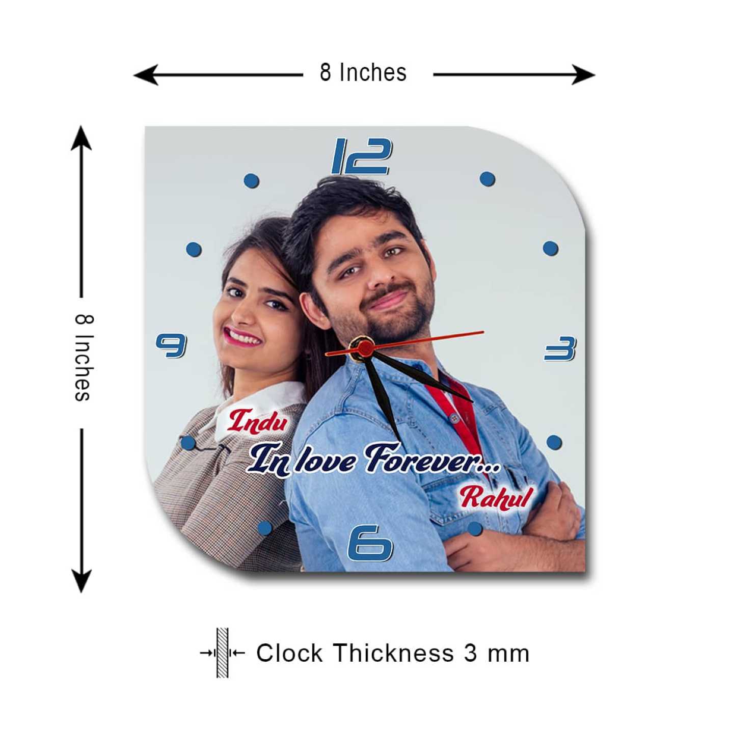 Presto Personalized Picture Clock Gift For Girls view 2