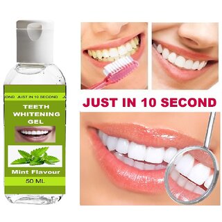 Teeth Whitening Gel Just In 10 Second With Mint Flavour Teeth Whitening Liquid (50 ml) view 2