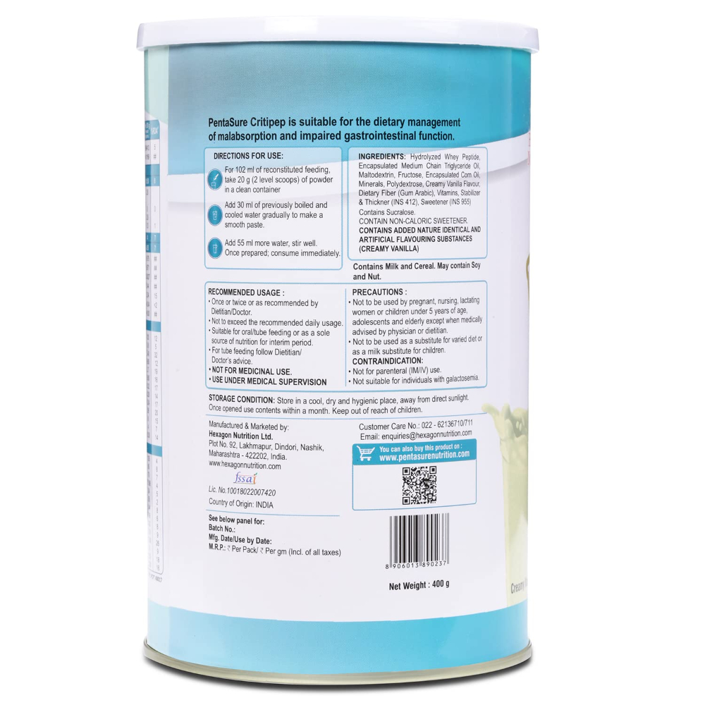 Pentasure Critipep Powder 400 Gms view 2