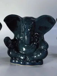 Stoneware Ganesha 11.5 Cm X 11.5 Cm