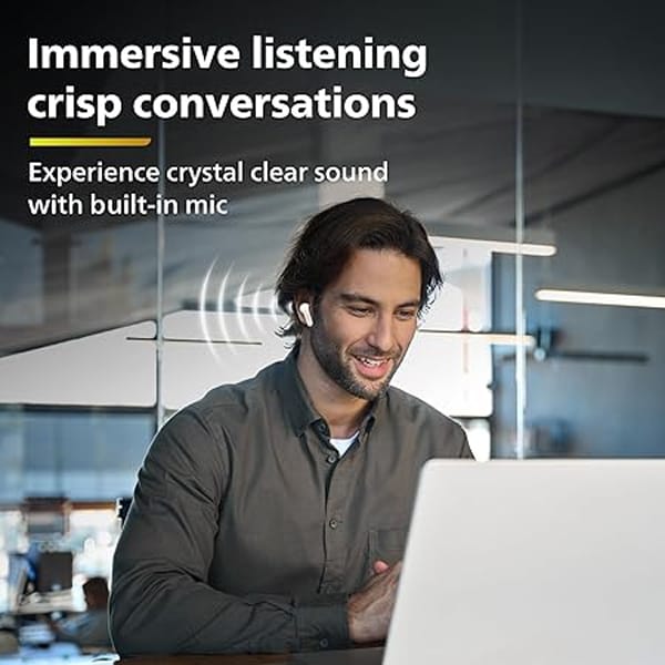 Philips TAT1269 Bluetooth Truly Wireless Earbuds view 2