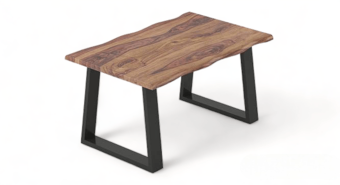 Artisan Roast Soild Wood with metal legs center/coffee table by Orchid Homez view 2