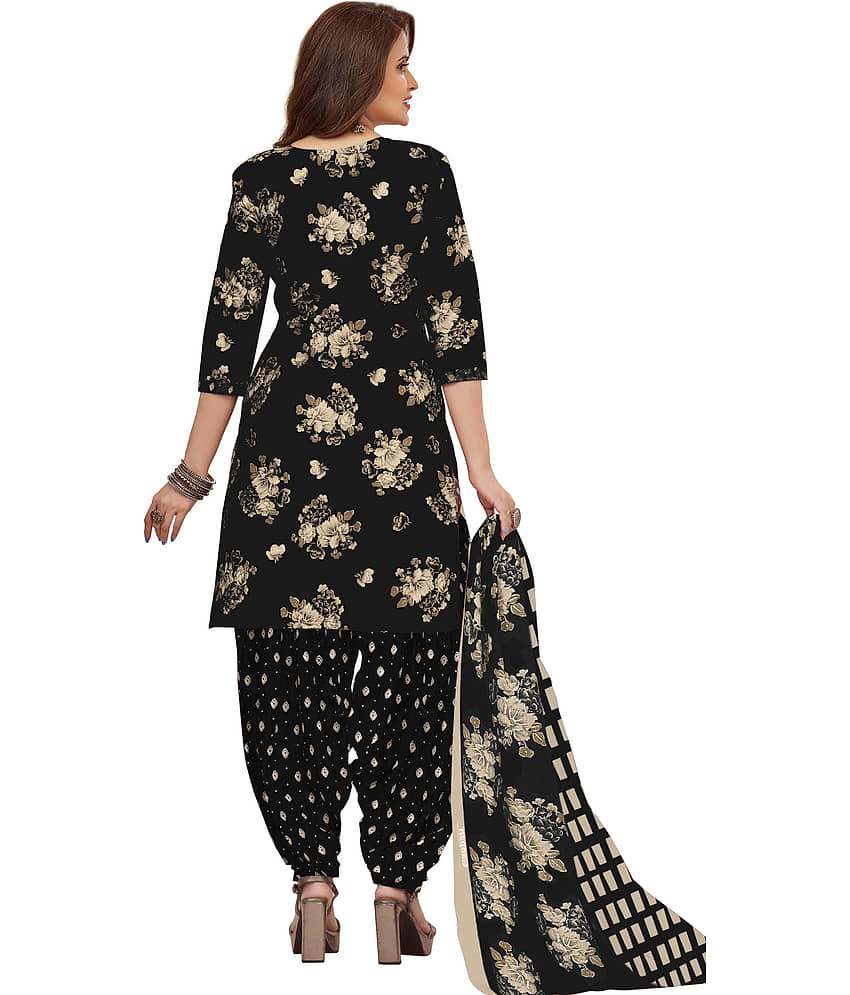 shree jeenmata collection Women's Cotton Unstitched Salwar Suit view 2