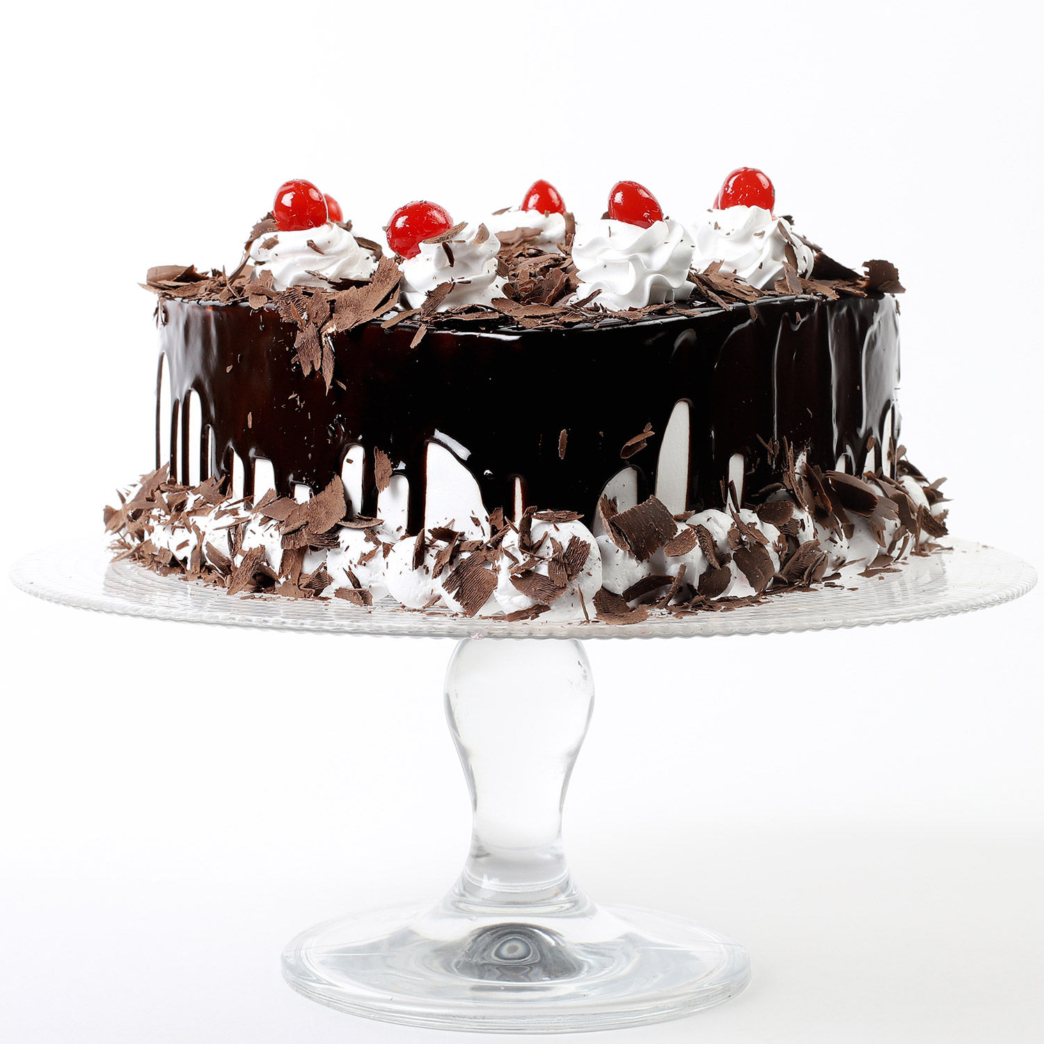 Flakey Hearts Black Forest Cake Half Kg view 2