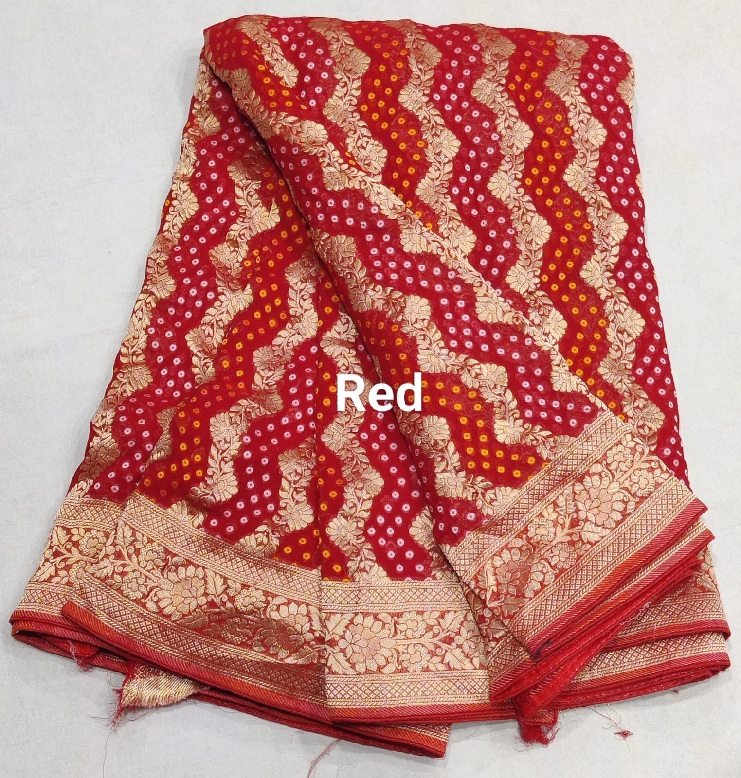 Pure Tissu cress fabric with beautiful all over hand work rashan shikvensh zall waiving zari saree so awesome looking saree view 2