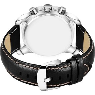 HRV Men's Round Dial Silver Strap Analog Watch view 2