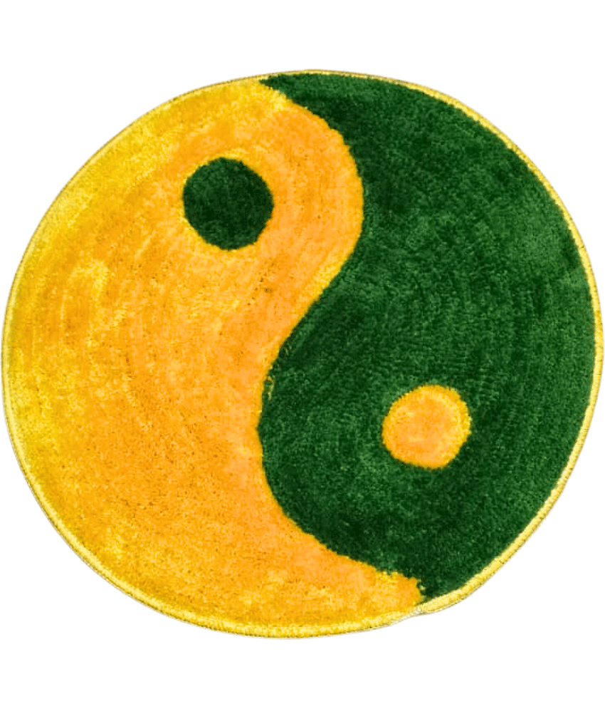 LADLI JEE Set of 1 Regular Polyester Door Mat ( 53 X 53 cm ) Green view 2