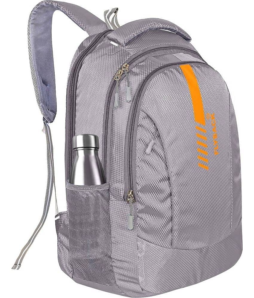 FLYSACK Silver PU Backpack ( 40 Ltrs ) view 2