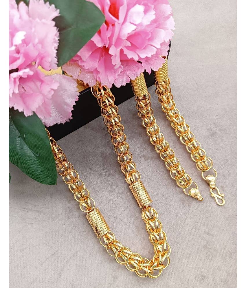 JIPPA Gold Plated Chain ( Set of 1 )