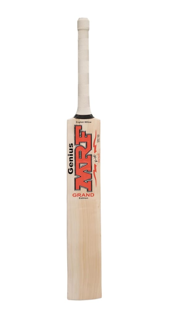 TEKNAXO | MRF Stickered Lightweight English Willow Cricket Bat for Adults | Full Size | Power Hitting | Tournament-Ready | Season Ball Compatible view 2