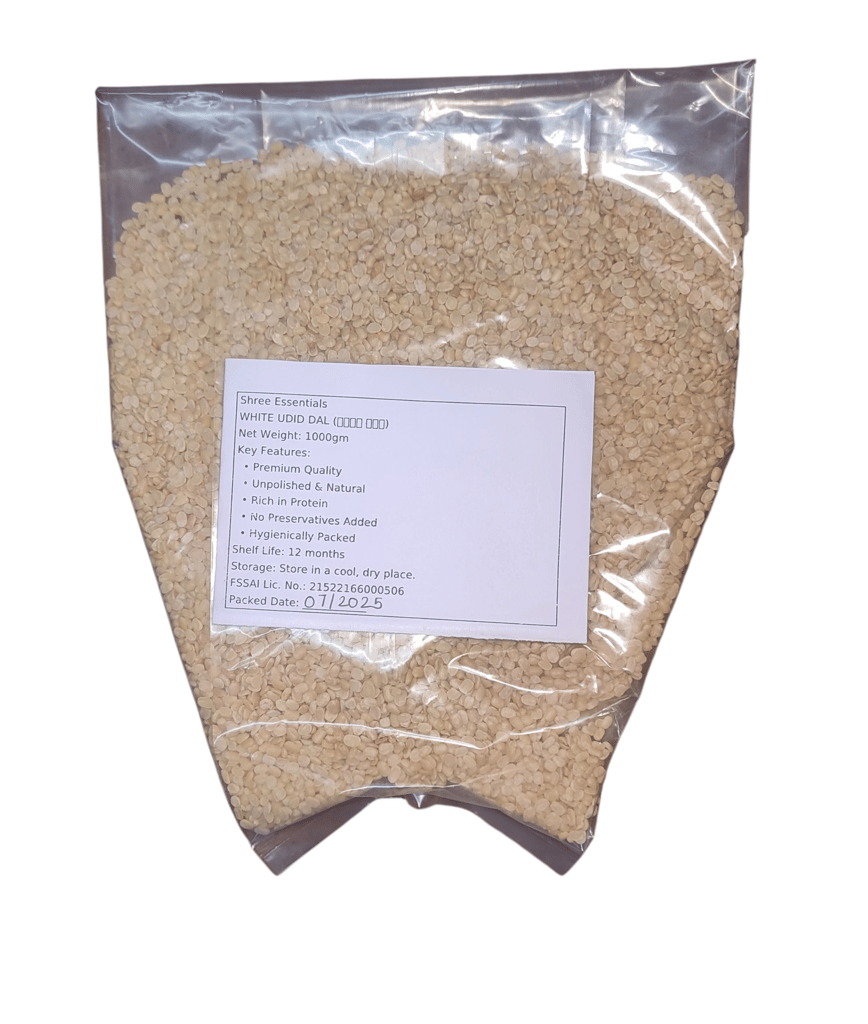 White Udid Dal | Urad Dal (Split Urad Dal) | Premium Unpolished | उडीद डाळ