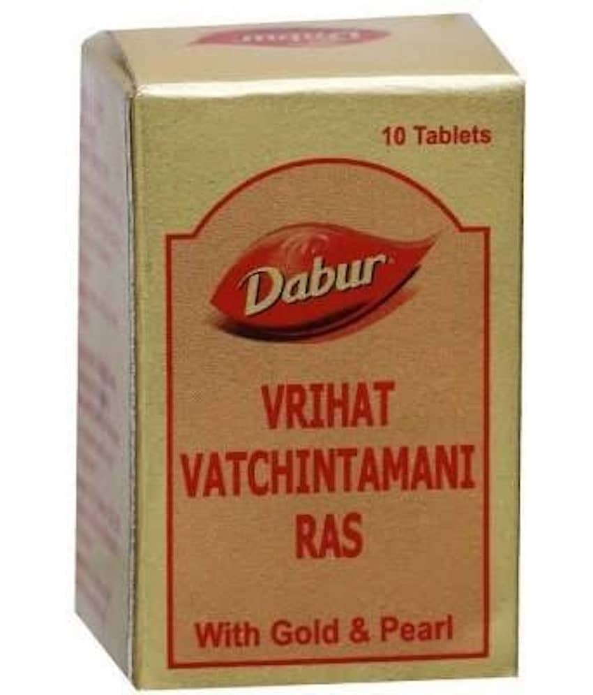 DABUR VRIHAT VAT CHINATAMANI RAS WITH GOLD 10 TABS view 2