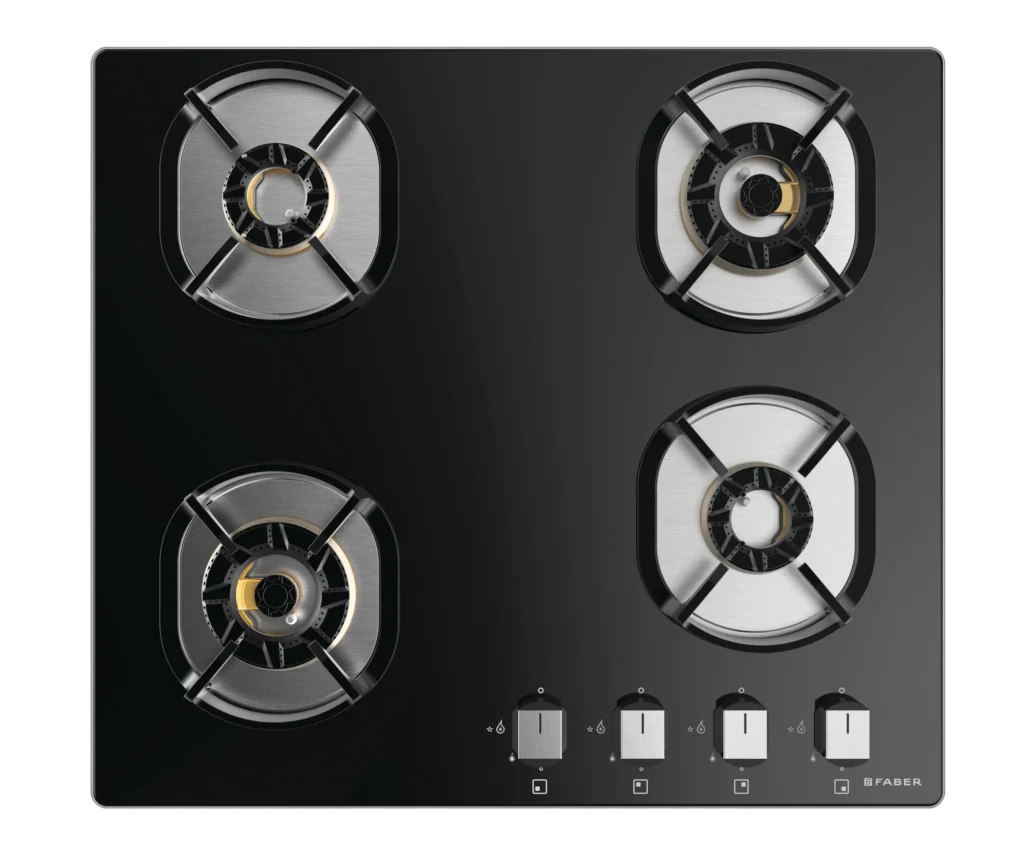 Faber Glass Hob Top - Nexus Star Ind HT654 FFD CRS BR CI view 2