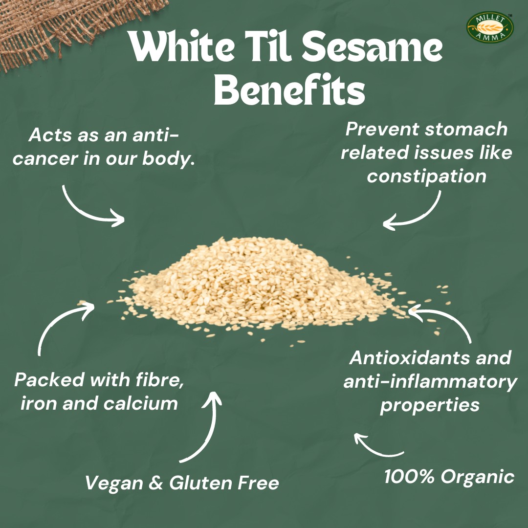 White Til-Sesame Seeds view 2