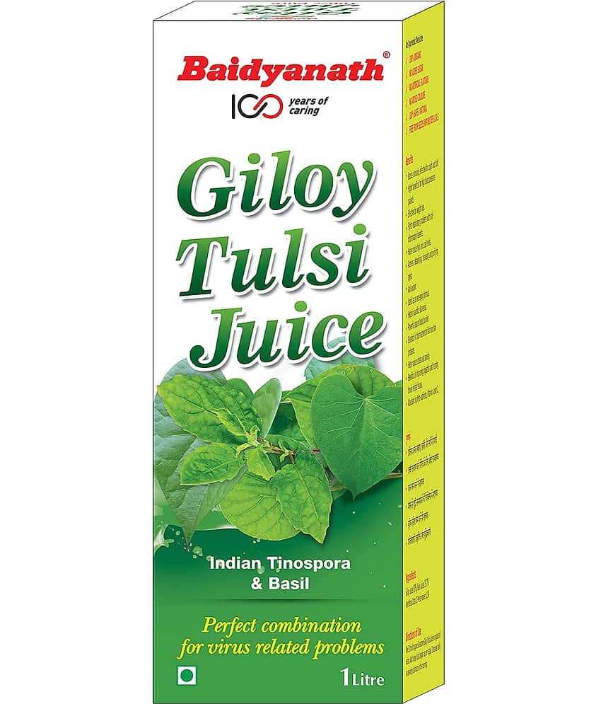 Baidyanath Giloy Tulsi Juice - 1 Lt (Pack of 2) view 2