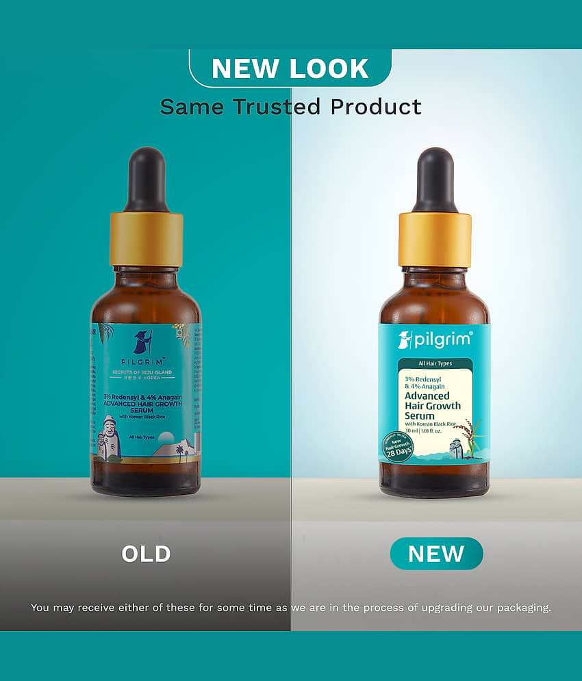 Pilgrim 3% Redensyl & 4% Anagain Advanced Hair Growth Serum 30ml (Pack of 1) view 2