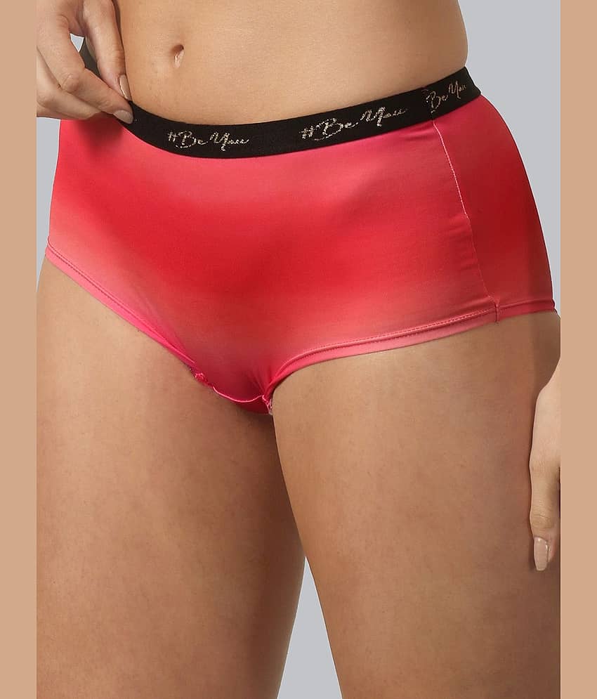 Soie Pack of 1 Polyester Boys Short For Women ( Pink ) view 2