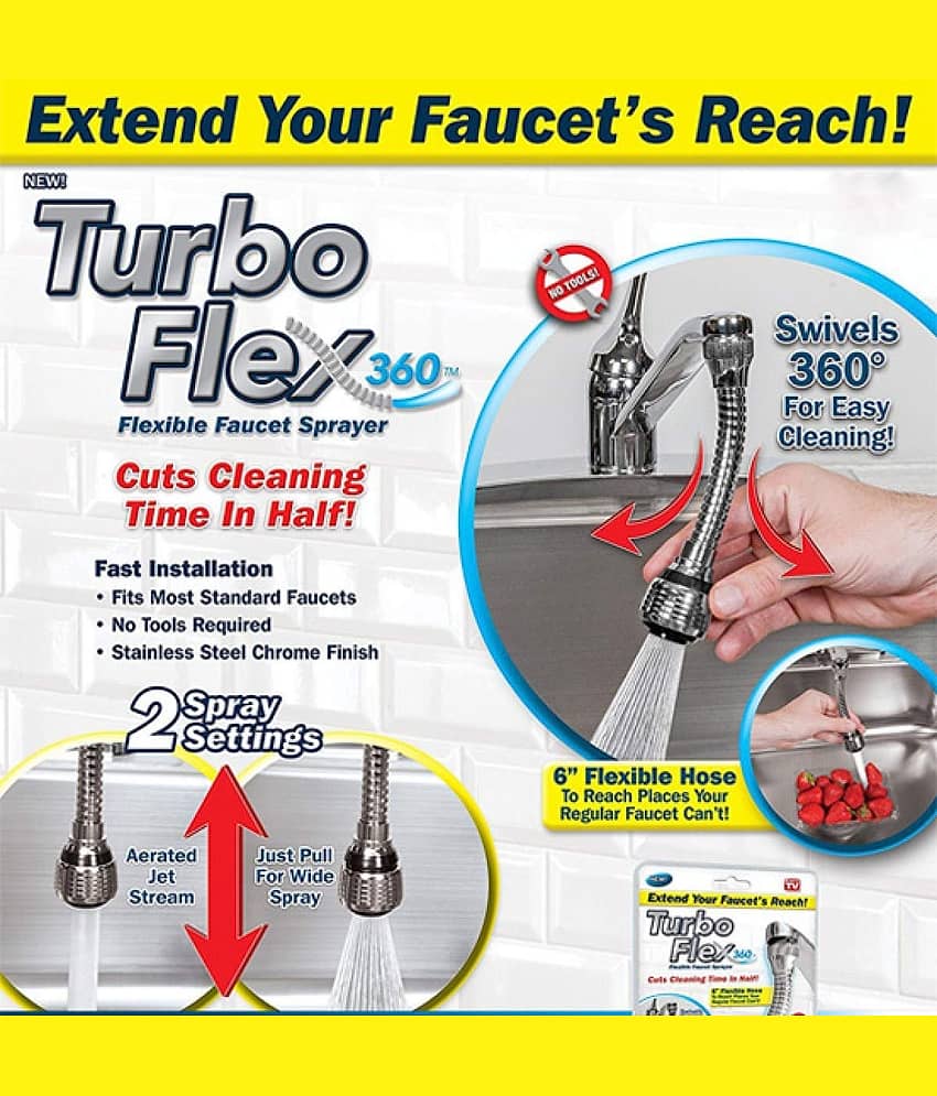 Flexible Kitchen Faucet Sprayer view 2