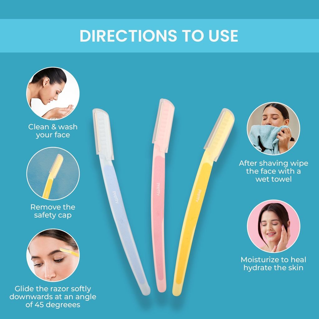 VI-JOHN WOMEN Feather Touch Multi Purpose Facial Razor For Instant & Painless Hair Removal view 2