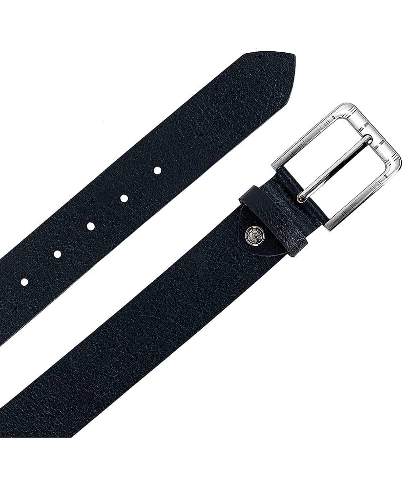 Leather World - Black 100% Leather Men's Formal Belt ( Pack of 1 ) view 2